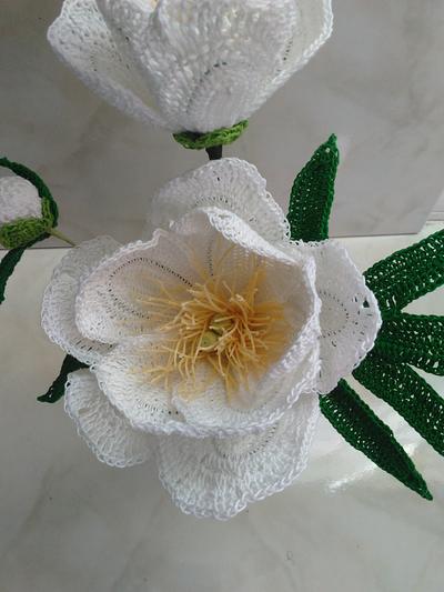Lotus Queen Peony - Project by Flawless Crochet Flowers