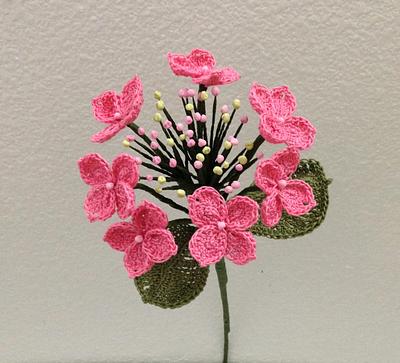 Lacecap Hydrangea - Project by Flawless Crochet Flowers
