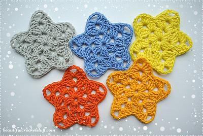 Crochet Star Free Pattern - Project by janegreen