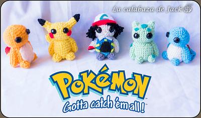 Pokemon Amigurumis - La Calabaza de Jack - Project by La Calabaza de Jack