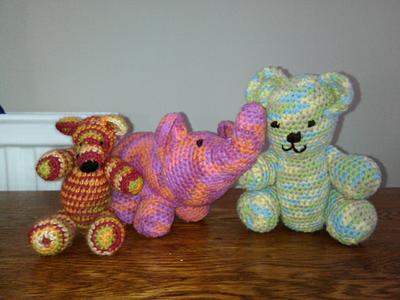 bears & elephant - Project by Maureen