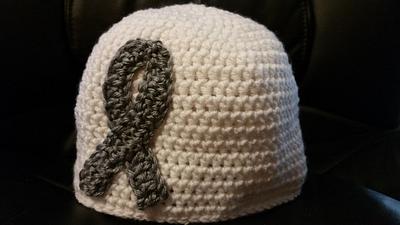 Brain Cancer Awareness Beanie - Project by Jenni0605