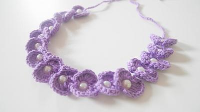 scallop bead headband - Project by jane