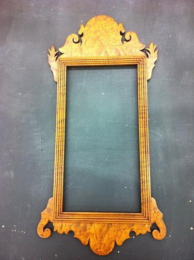 Chippendale mirror - Project by Les Hastings