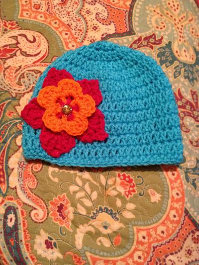 Vibrant hat - Project by Susan Isaac 