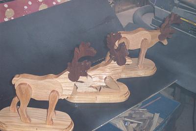 Reindeer part  2 - Project by Wheaties  -  Bruce A Wheatcroft   ( BAW Woodworking) 