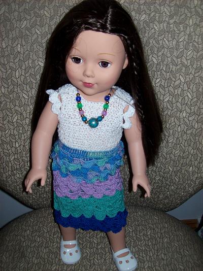 Scalloped Dressy Dress - Project by Barb 