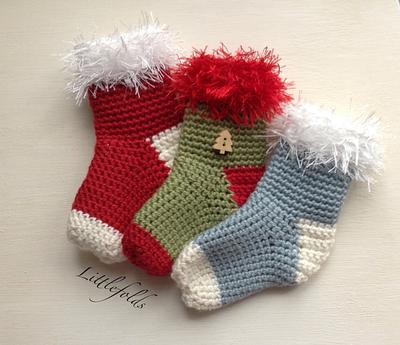 Mini Christmas Stocking  - Project by Littlefolds 