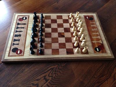 Chess/Checkers Board  - Project by Terry
