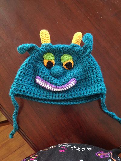 Monster hat - Project by Lisa Crispin