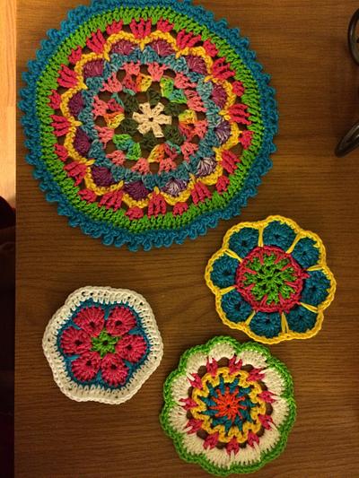 Crochet Mandala's - Project by luanne613