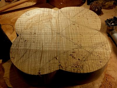 Quilted maple bowl 2017 - Project by Mark Michaels
