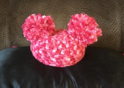 Pom Pom baby hat - Project by Rebecca Taylor