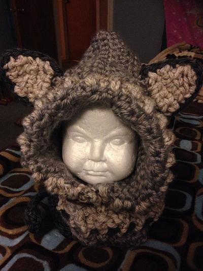 Wolf Cowl Hat - Project by jujube1960