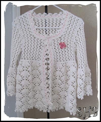 Magnolia Lace Crochet Coat - Project by Heather Macias