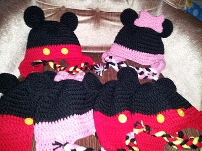 mickey and minnie inspired - Project by KAKcrochet