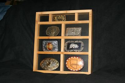 Belt Buckle Display - Project by Railway Junk Creations
