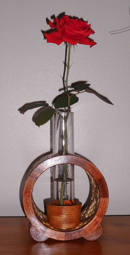 Tall & Thin Glass Vase Stabilizer - Woodworking Project by Sam Shakouri Tall & Thin Glass Vase Stabilizer - Woodworking Project by Sam Shakouri