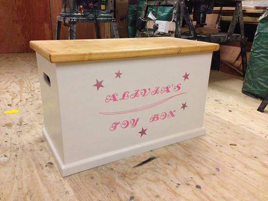 personalised toy crate
