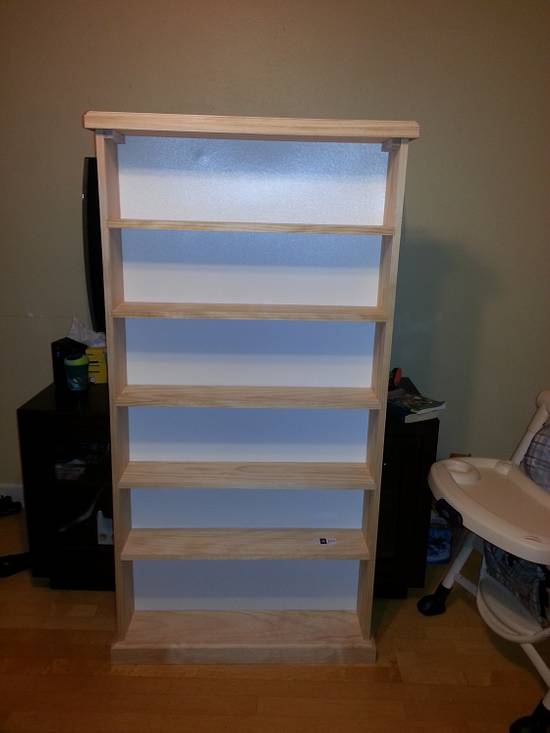 Rush job - DVD shelving - Woodworking Project by David E. Rush job - DVD shelving - Woodworking Project by David E.