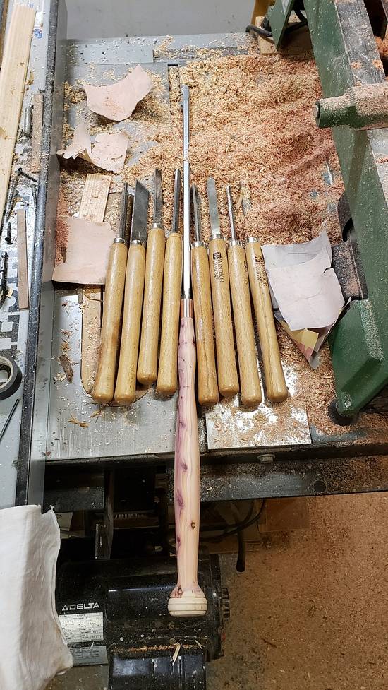 Hollowing chisel - DIY - Woodworking Project by Brian Hollowing chisel - DIY - Woodworking Project by Brian