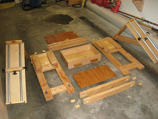 Adjustable tool stand for small shop - Woodworking Project by Richforever Adjustable tool stand for small shop - Woodworking Project by Richforever