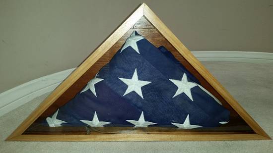 Memorial Flag Display Case - Woodworking Project by Rayner Custom Woodworks Memorial Flag Display Case - Woodworking Project by Rayner Custom Woodworks