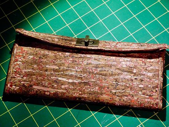 Cork Wallet - Needleworking Project by Celticscroller Cork Wallet - Needleworking Project by Celticscroller