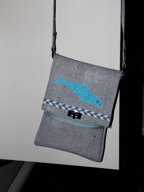 Another Cork Bag - Needleworking Project by Celticscroller Another Cork Bag - Needleworking Project by Celticscroller