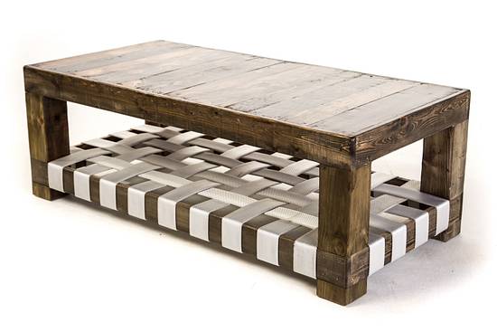 Pallet Wood and Fire Hose - Woodworking Project by ryanhmiller Pallet Wood and Fire Hose - Woodworking Project by ryanhmiller