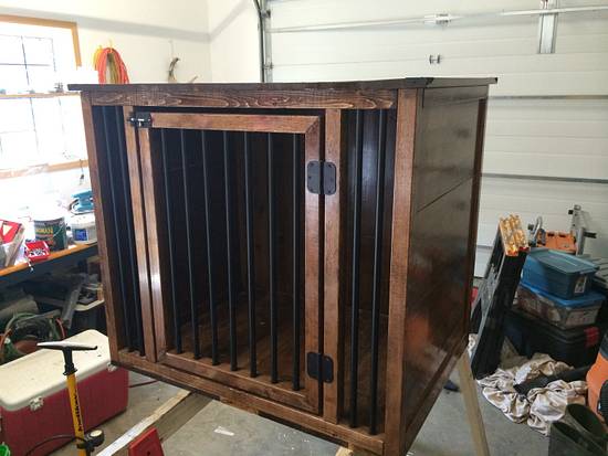 Closed in Dog Crate/Kennel - Woodworking Project by Sheri Noble, woodworking at it’s finest! Closed in Dog Crate/Kennel - Woodworking Project by Sheri Noble, woodworking at it’s finest!