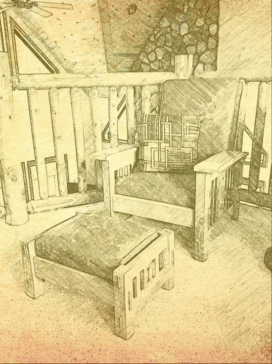 Morris Chair And Ottoman - Woodworking Project by Herbd Morris Chair And Ottoman - Woodworking Project by Herbd