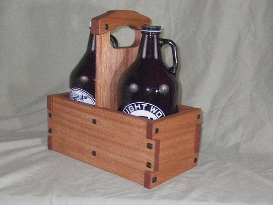 Greene and Greene Growler Tote - Woodworking Project by Bondo Gaposis Greene and Greene Growler Tote - Woodworking Project by Bondo Gaposis