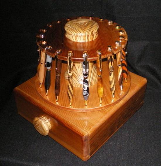 PENS HOLDER & STORAGE - Woodworking Project by Sam Shakouri PENS HOLDER & STORAGE - Woodworking Project by Sam Shakouri