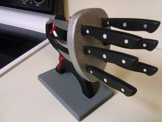 Ninja knife block - Woodworking Project by David A Sylvester Ninja knife block - Woodworking Project by David A Sylvester