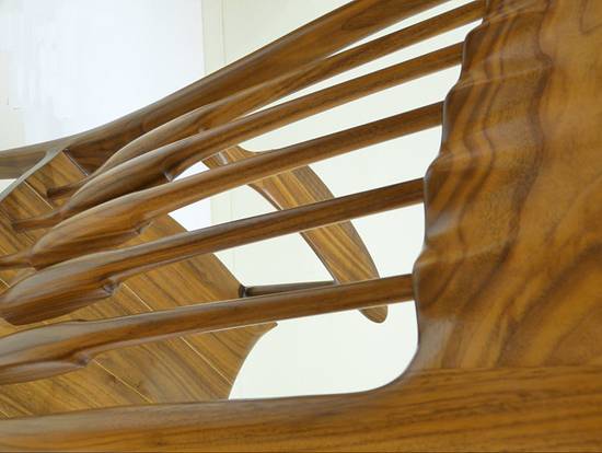 Sam Maloof Style Rocking Chair Walnut Rocker Burl Veneer Carved Sculpture - Woodworking Project by Mark DeCou Studio Sam Maloof Style Rocking Chair Walnut Rocker Burl Veneer Carved Sculpture - Woodworking Project by Mark DeCou Studio