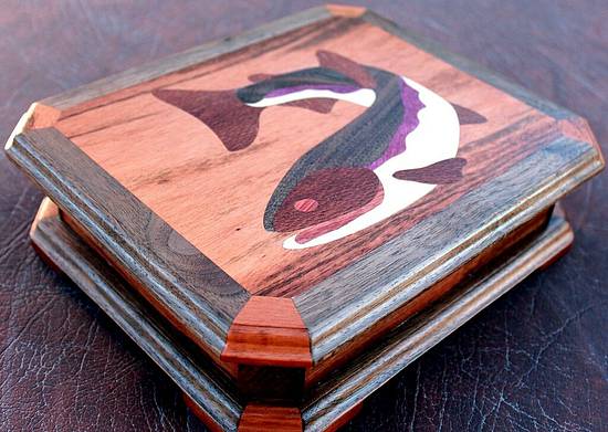 FishFry's KickinIt Jewelry Box - Woodworking Project by EZInlays FishFry's KickinIt Jewelry Box - Woodworking Project by EZInlays