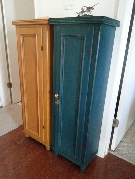 Milk Painted Narrow Amish Cabinets - Woodworking Project by HorizontalMike Milk Painted Narrow Amish Cabinets - Woodworking Project by HorizontalMike