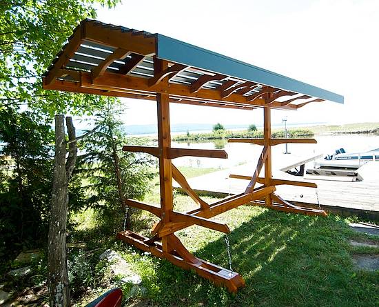 Boat Rack (Finally!) - Woodworking Project by Manitario Boat Rack (Finally!) - Woodworking Project by Manitario