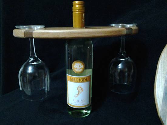 Wine Bottle and Glass Display - Woodworking Project by Jeff Vandenberg Wine Bottle and Glass Display - Woodworking Project by Jeff Vandenberg