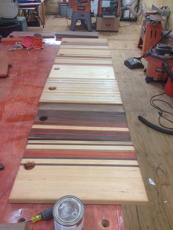 Edge grain Cutting boards - Woodworking Project by Jeff Edge grain Cutting boards - Woodworking Project by Jeff