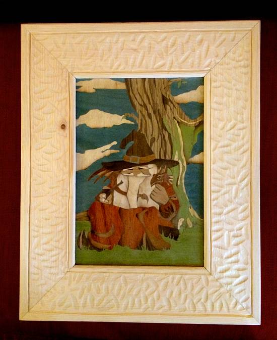 A frame for my Wizard Marquetry - Woodworking Project by Mike40 A frame for my Wizard Marquetry - Woodworking Project by Mike40