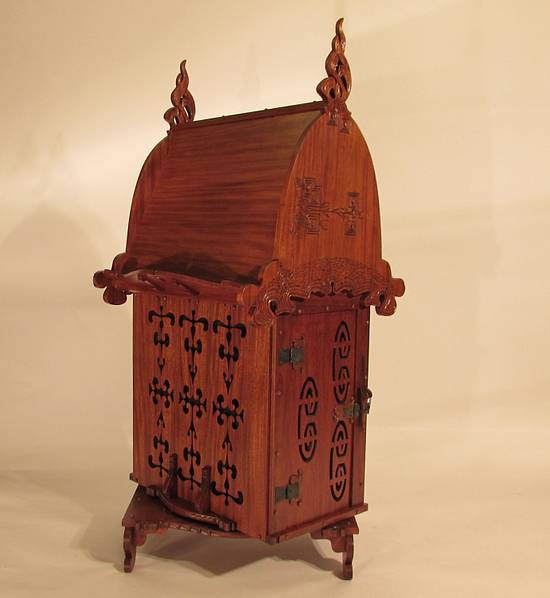 Charles Rohlfs Swivel Desk - Woodworking Project by Woodbridge Charles Rohlfs Swivel Desk - Woodworking Project by Woodbridge
