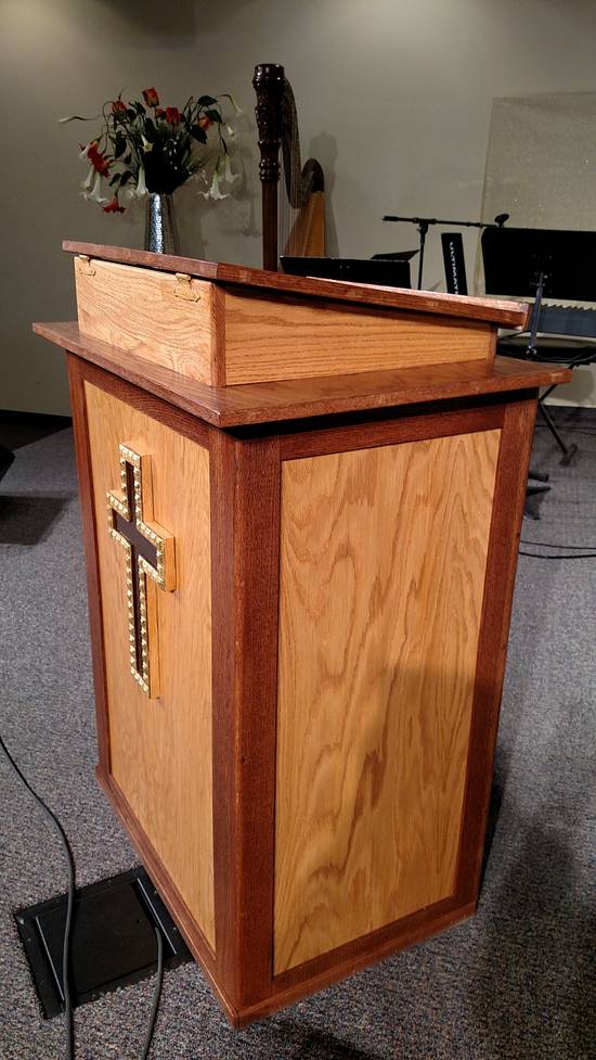 Church Pulpit - Woodworking Project by craigdoesthat Church Pulpit - Woodworking Project by craigdoesthat