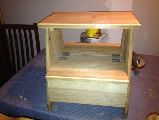 Step Stool With Storage - Woodworking Project by David A Sylvester Step Stool With Storage - Woodworking Project by David A Sylvester