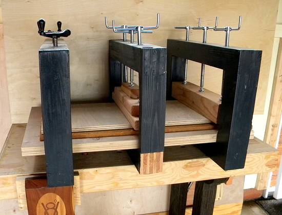 Modular Veneer Press - Woodworking Project by shipwright Modular Veneer Press - Woodworking Project by shipwright