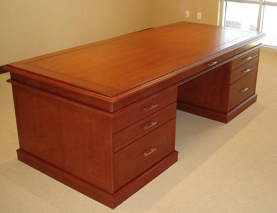 Cherry Desk and Credenza - Woodworking Project by Bentlyj Cherry Desk and Credenza - Woodworking Project by Bentlyj