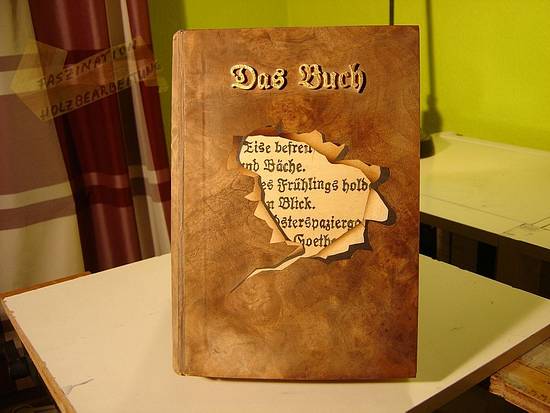 The book, of wood. - Woodworking Project by Uwe Salzmann The book, of wood. - Woodworking Project by Uwe Salzmann