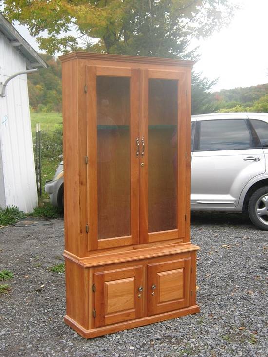 Cherry Gun cabinet - Woodworking Project by Jerbear Cherry Gun cabinet - Woodworking Project by Jerbear