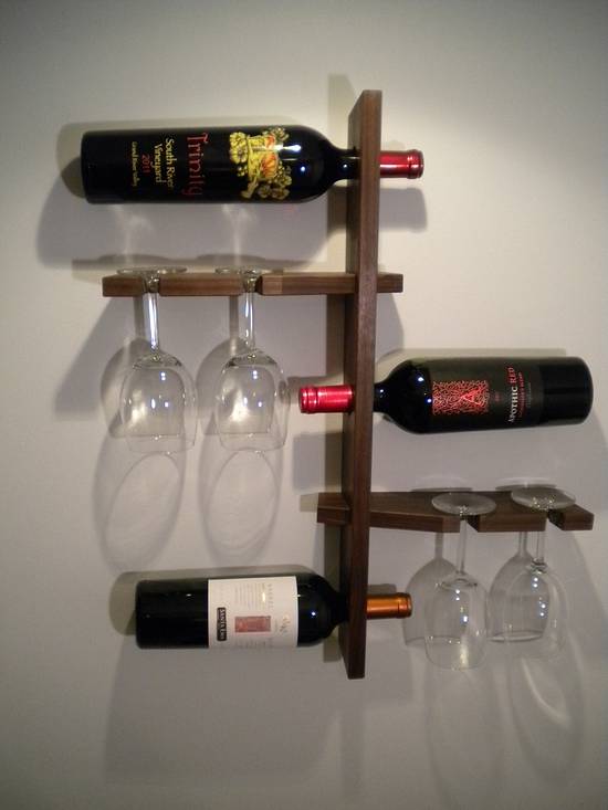 Floating Wine Rack - Woodworking Project by Peepaw Floating Wine Rack - Woodworking Project by Peepaw